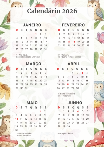 CALENDÁRIO